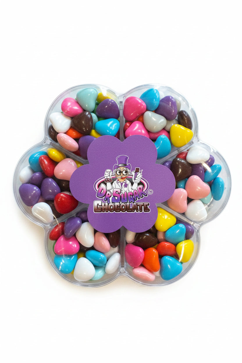 120g CHOCOLATE BEANS HEART-FLOWER