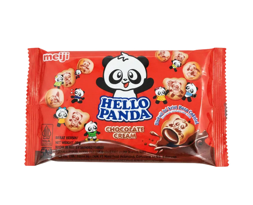 JPN Meiji Hello Panda Biscuit Chocolate Pouch 25g