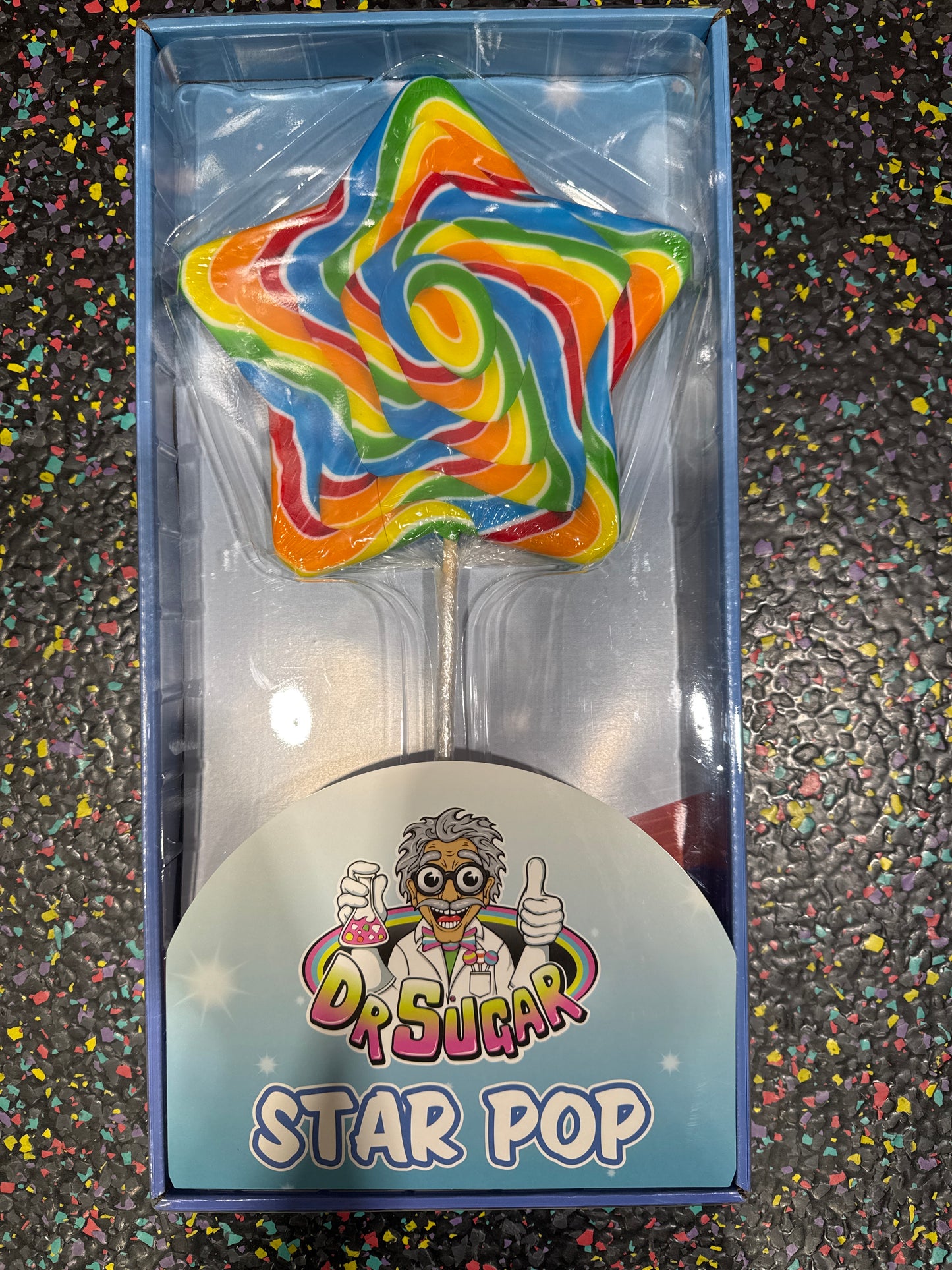 Dr Sugar - Giant Rainbow Star Pop 397g