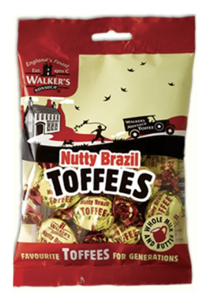 UK Walkers Nutty Brazil - 150g - Tom's Confectionery Warehouse