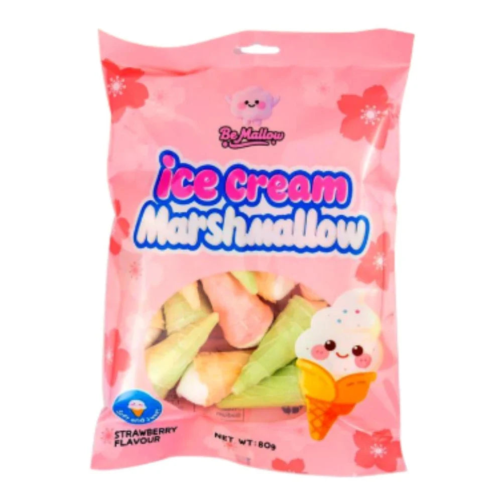 BeMallow Ice Cream Marshmallow Bag 80g