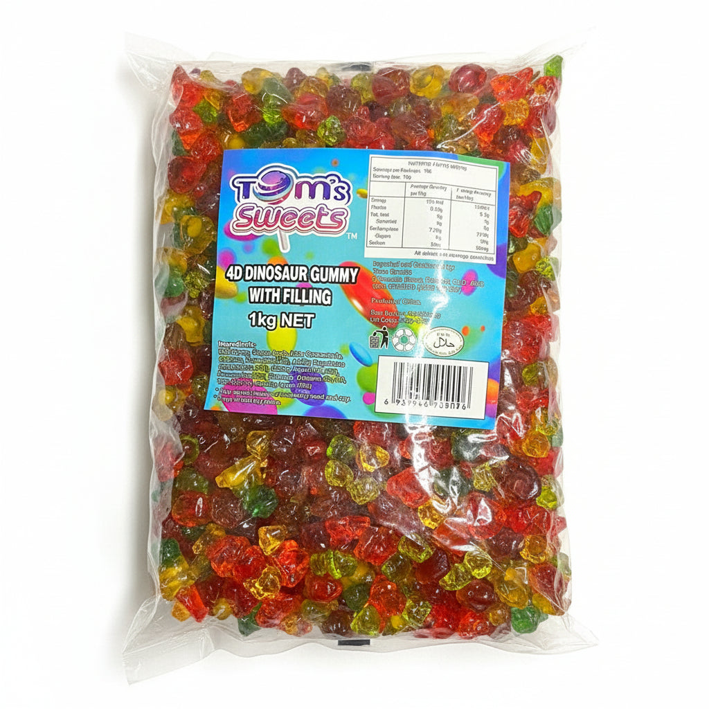 Dr Sugar 4D Dinosaur Gummy With Filling 1kg