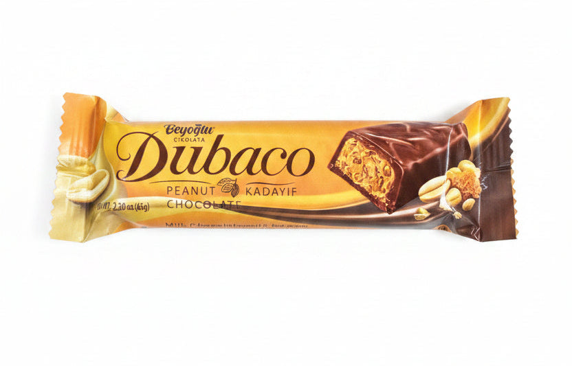 Beyoglu Dubaco Dubai Milk Chocolate with Kadayif & Peanut Cream Bar 65g