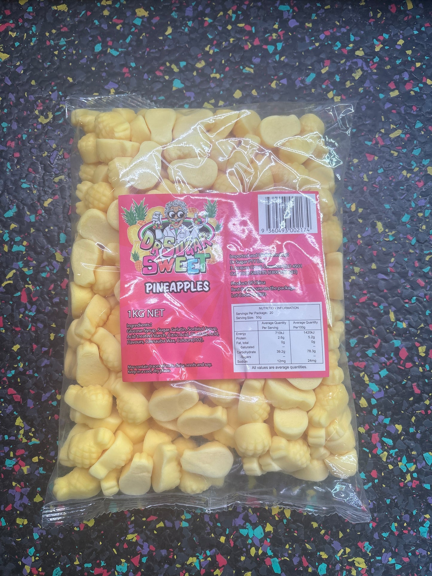 Dr. Sugar Gummy Pineapple 1kg