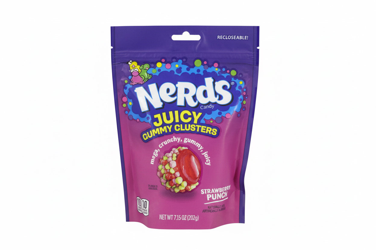 US Nerds Gummy Clusters Juicy 202g