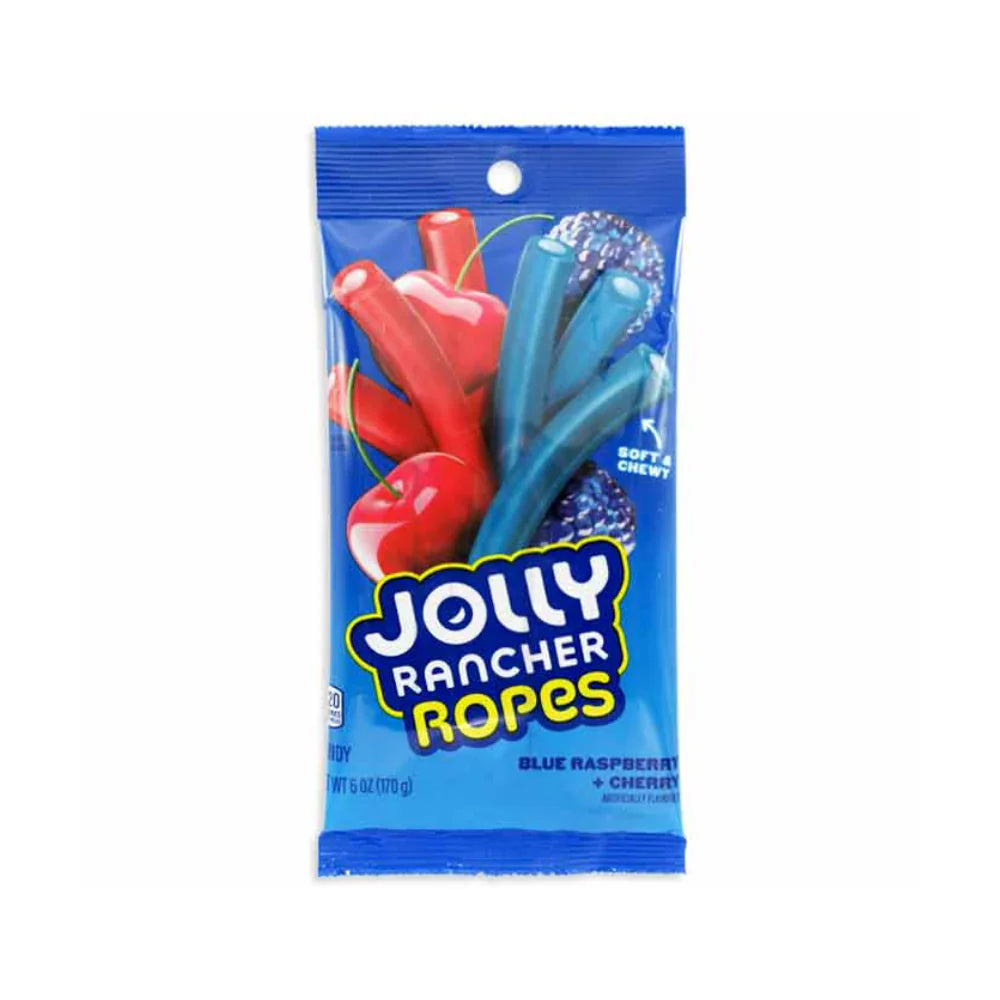 Jolly Rancher Peg Ropes Blue Cherry 175g