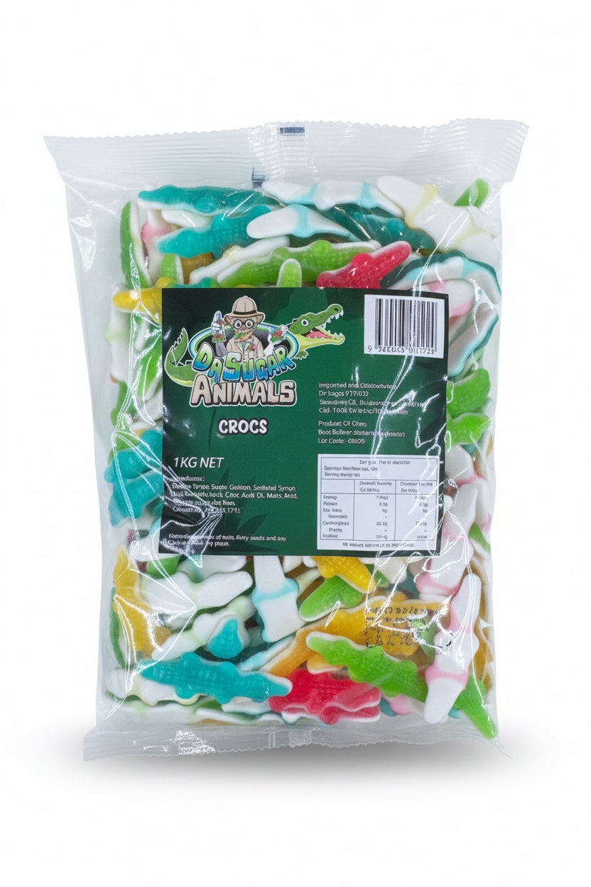 Dr Sugar Crocs 1kg - Tom's Confectionery Warehouse