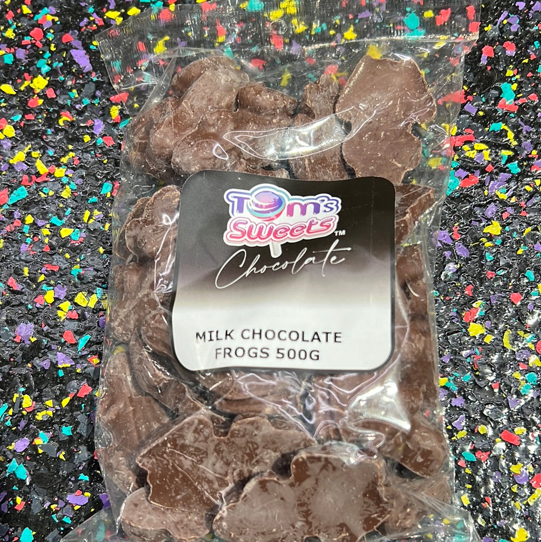 Tom’s Sweets Milk Choc Frogs 500g