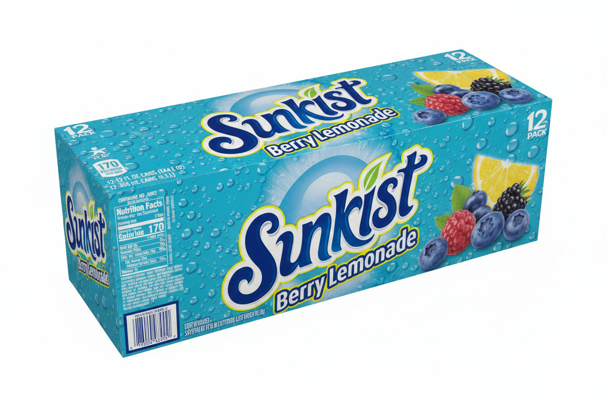 US Sunkist Berry 355ml