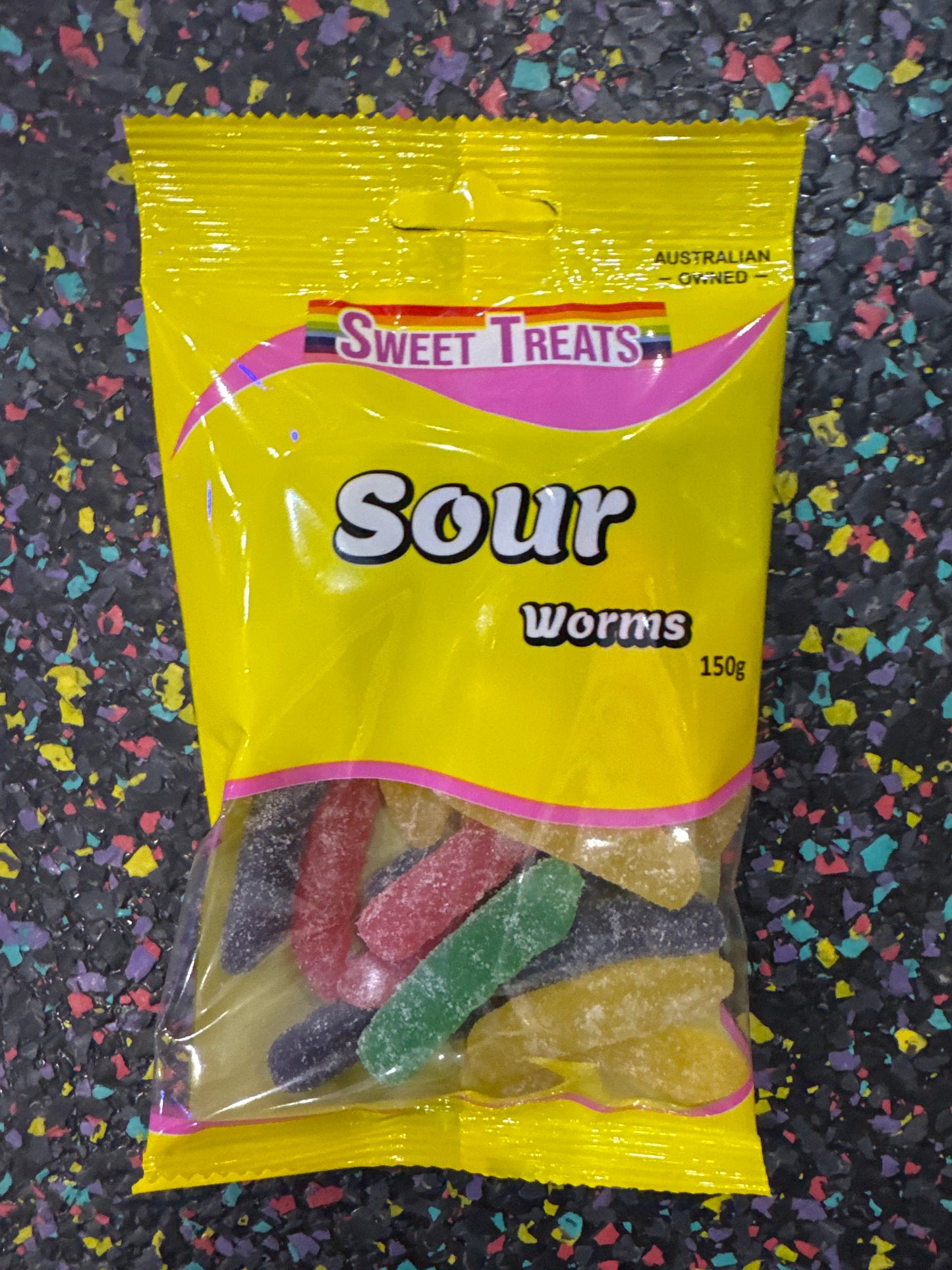 Sweet Treats Sour worms 150g