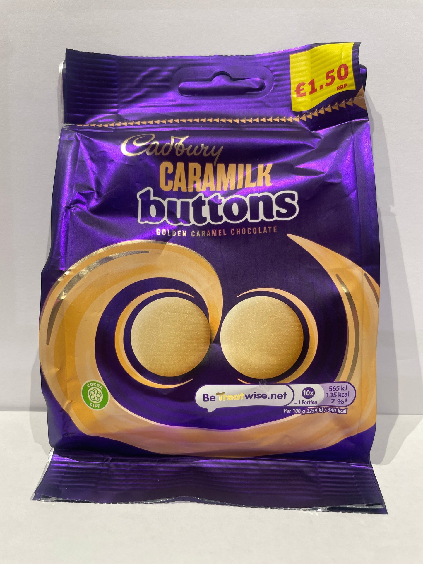 UK Cadbury Caramilk Buttons 85g