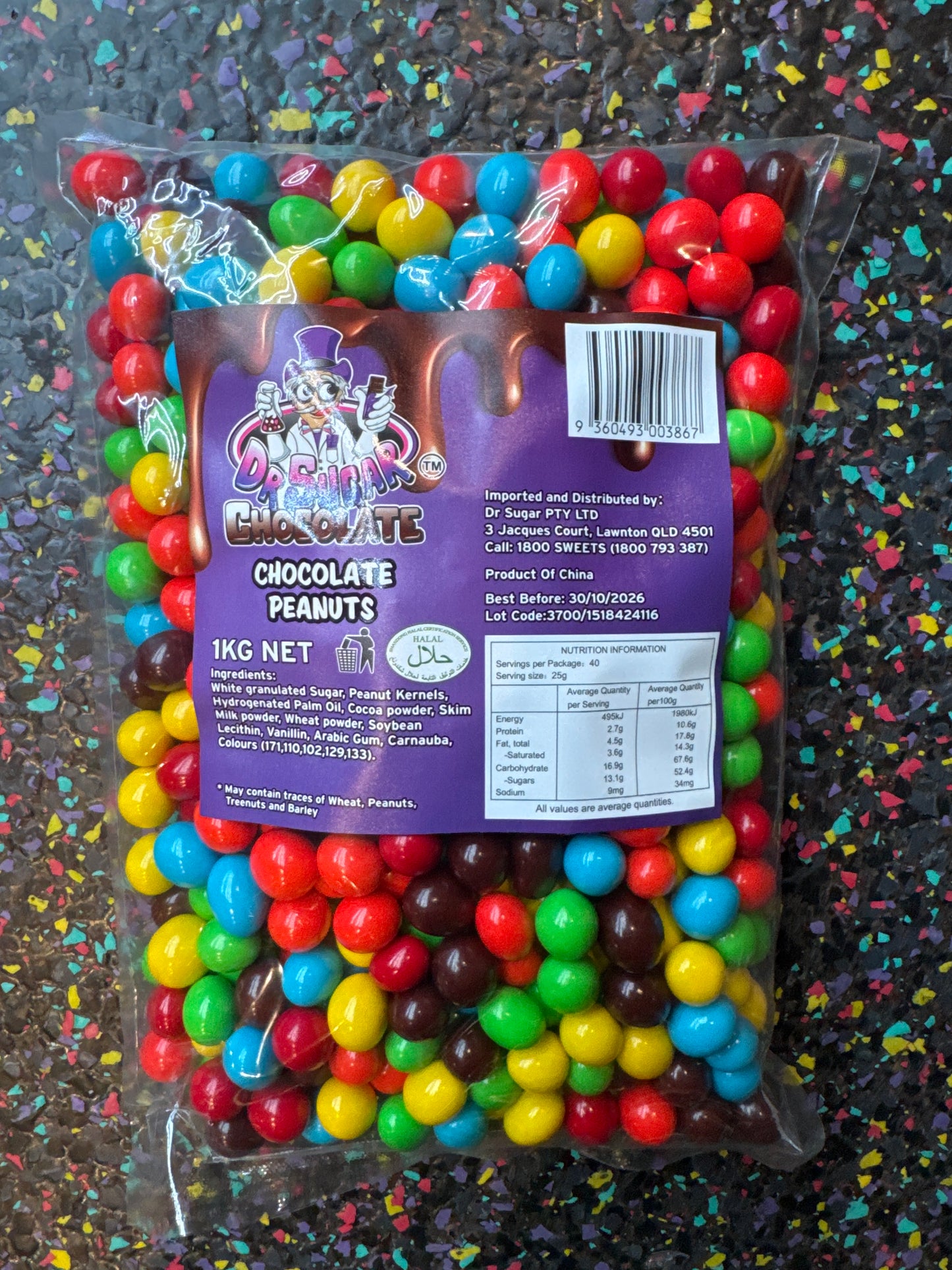 Dr Sugar Peanut Chocolate 1kg