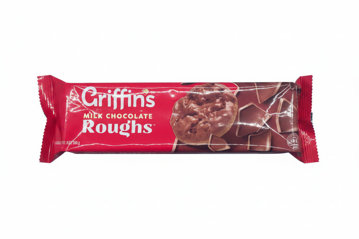 Griffin's Milk Chocolate Roughs Biscuits - Tom's Confectionery Warehouse