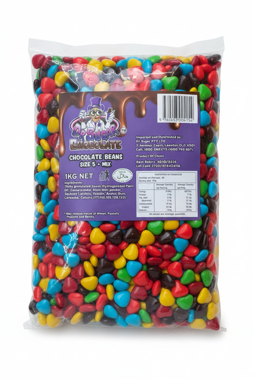 Dr Sugar Mix Chocolate Heart 1kg - Tom's Confectionery Warehouse