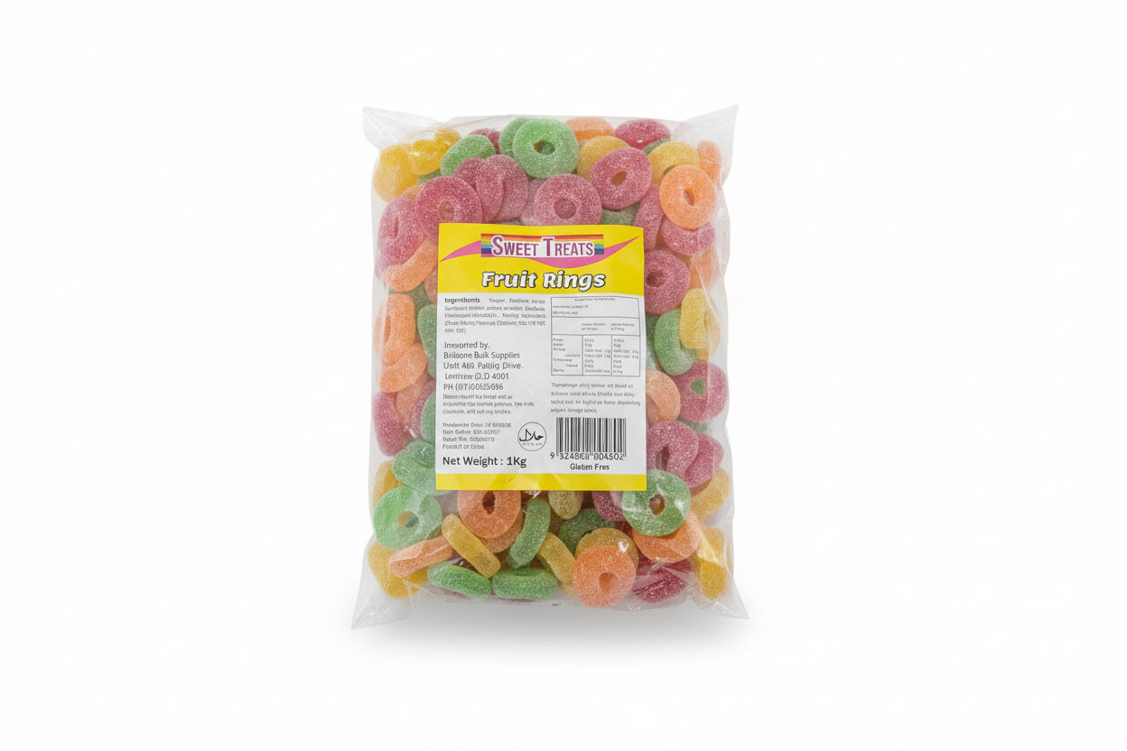 Sweet Treats Fruit Rings 1kg