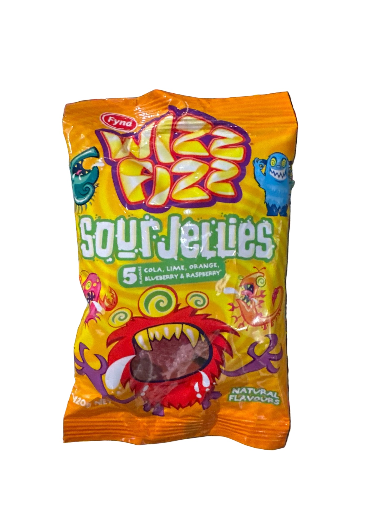 Fyna Wizz Fizz Sour Jellies 120g