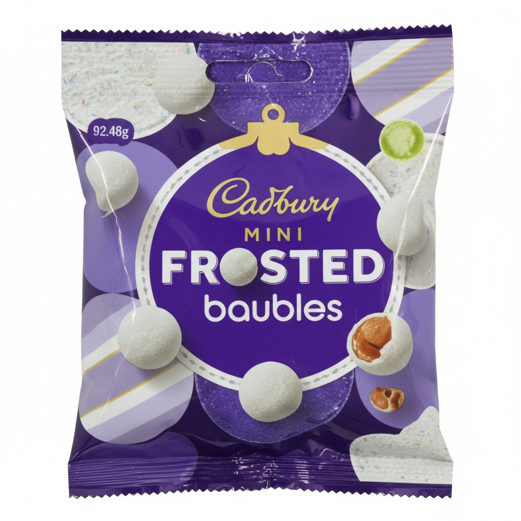 Cadbury Mini Frosted Baubles 80g - Tom's Confectionery Warehouse