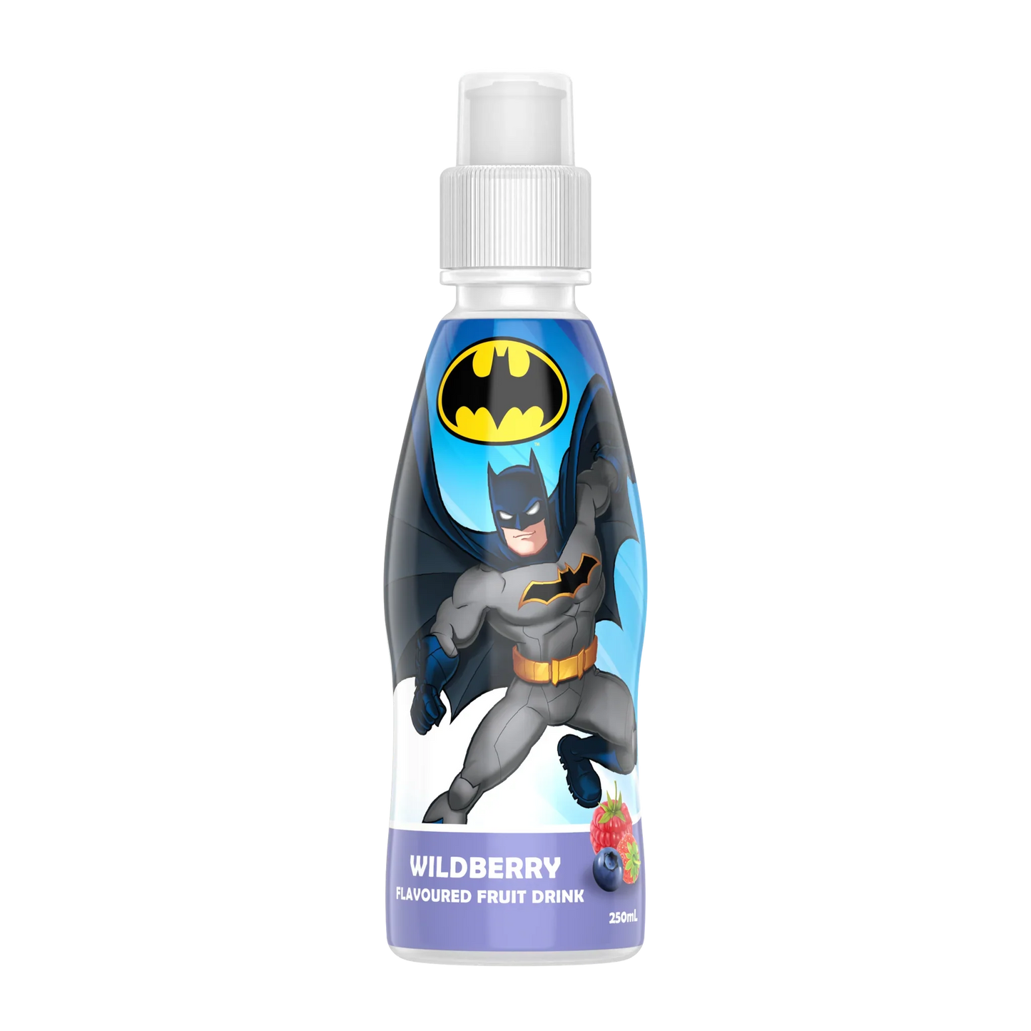 Fruity Burst Batman Wildberry 250ml - Tom's Confectionery Warehouse