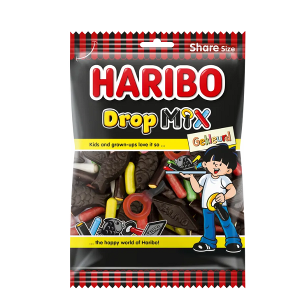 Dutch Haribo - Dropmix Gekleurd 250g