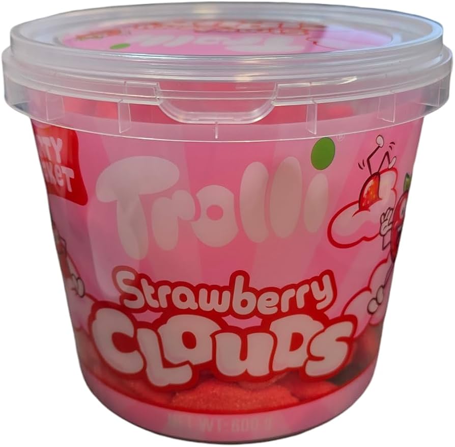 Trolli Strawberry Clouds Bucket 600g