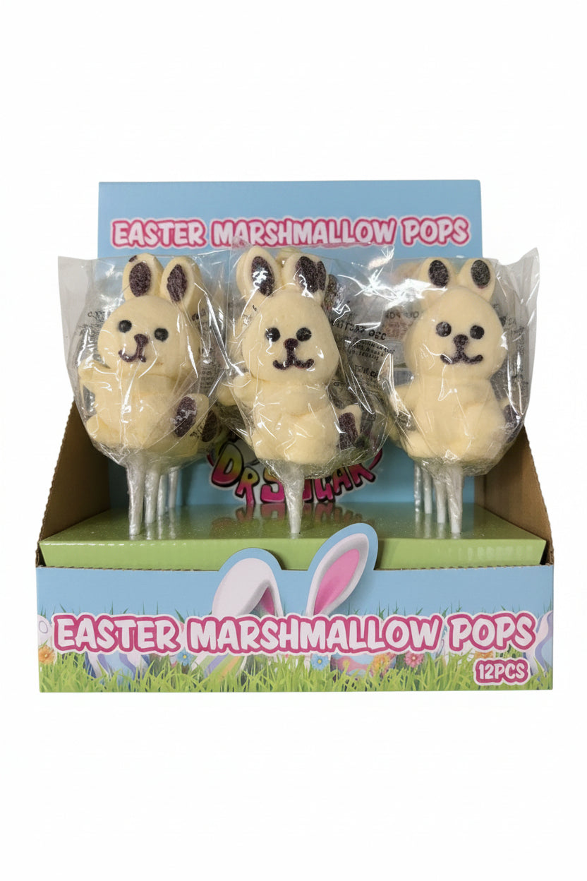 Dr Sugar - Easter Marshmallow Pop Bunny 35g - Tom's Confectionery Warehouse