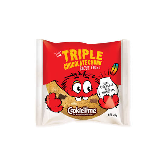 Cookie Time Triple Chocolate Chunk 25g