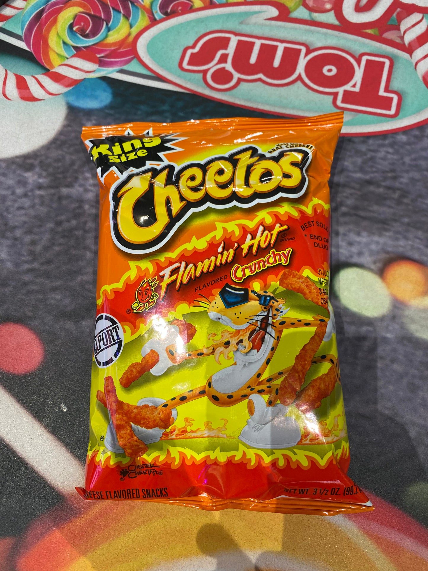 Cheetos Flamin Hot Crunchy 99g 3.5oz