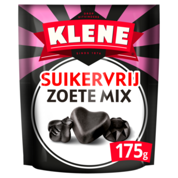 Klene Suikervrij Sweet Licorice Mix 175g