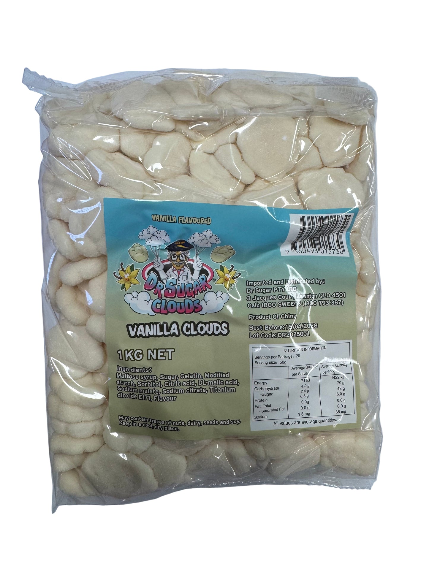 Dr. Sugar Vanilla Cloud Gummy 1kg