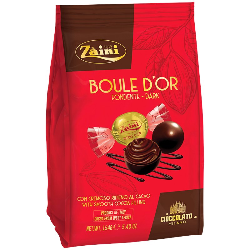 Zaini Boule d'Or Fondente Dk 154g - Tom's Confectionery Warehouse
