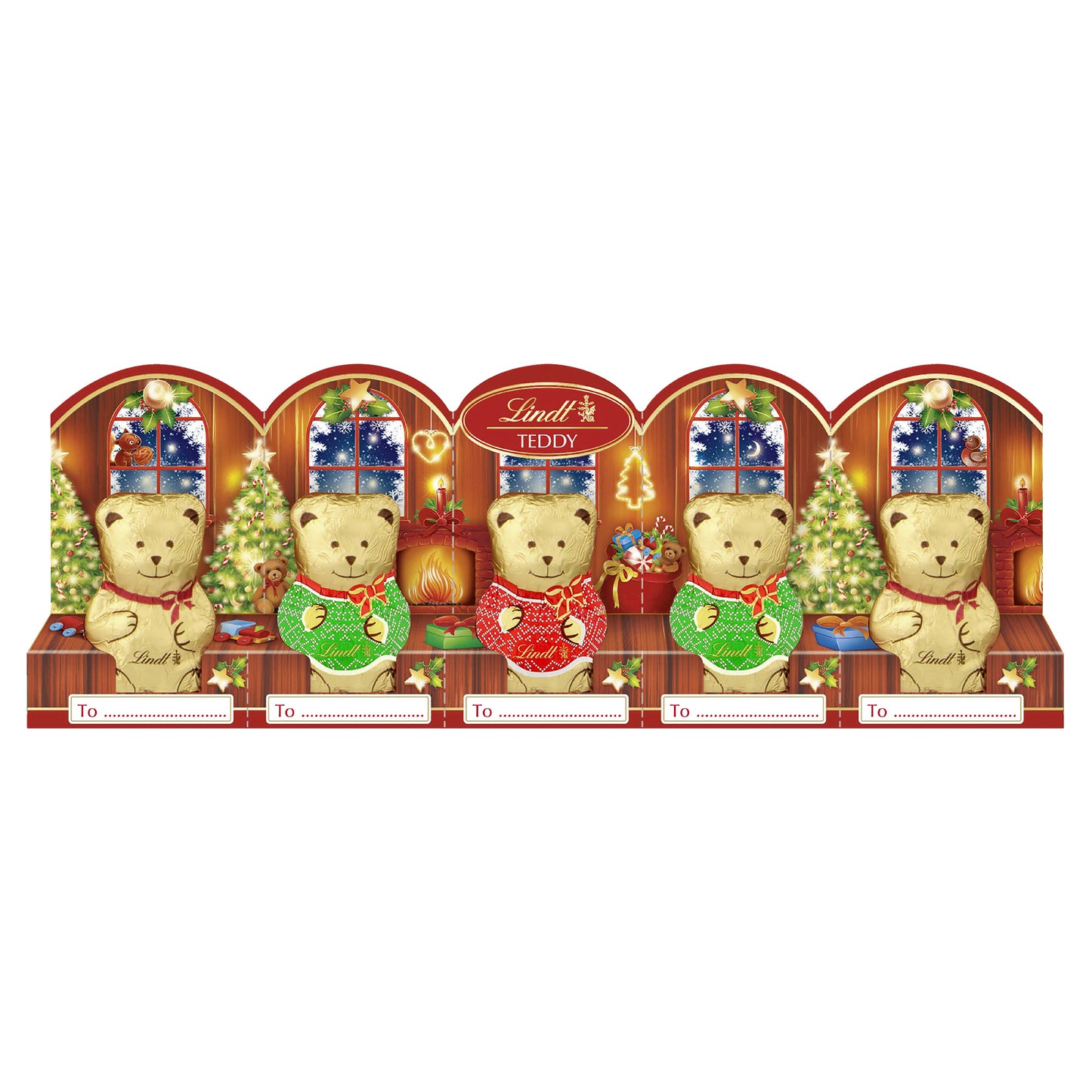 Lindt TEDDY 5 Pack 50g