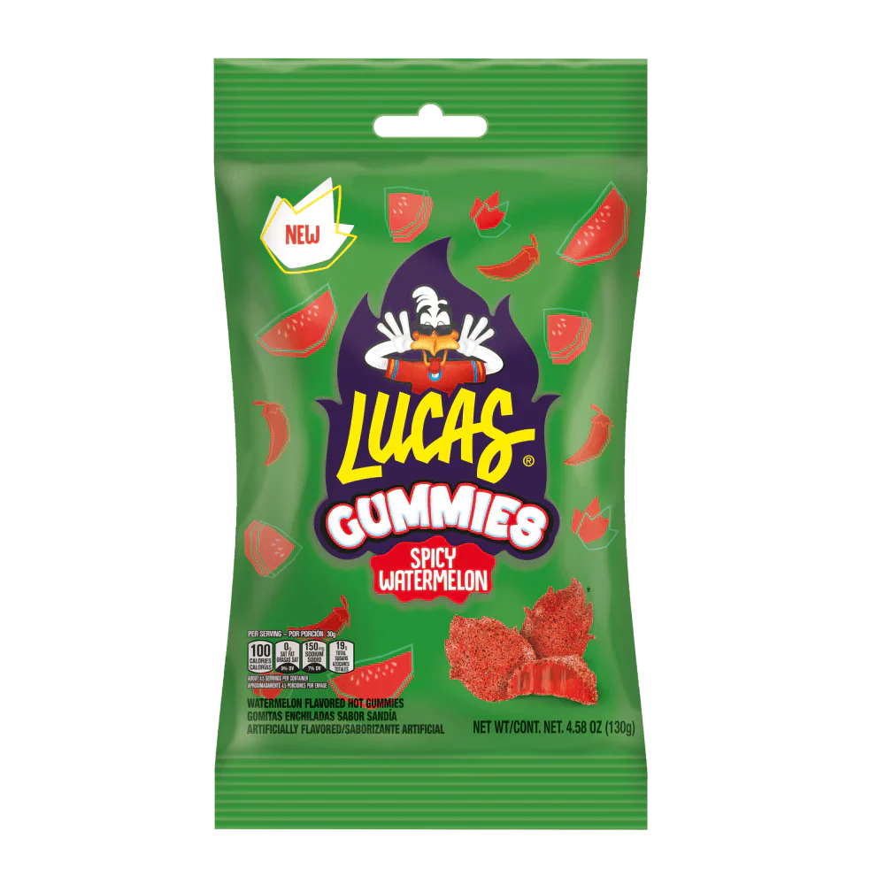 Mexican Lucas Gummies Spicy Watermelon 130g