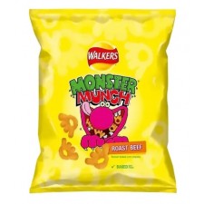 UK Walkers Monster Munch Roasted Beef 72g