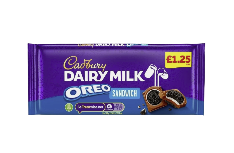 UK Cadbury Diarymilk Oreo Sandwich 96g