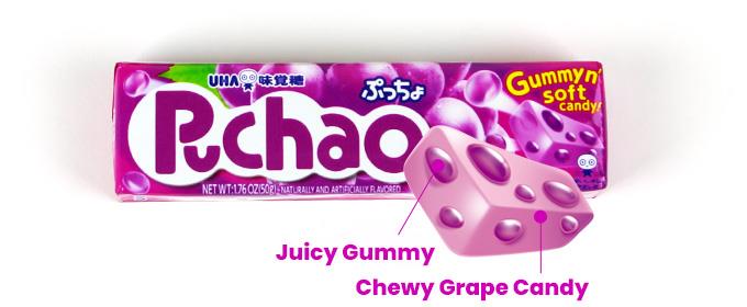 UHA Puchao Grape 50g