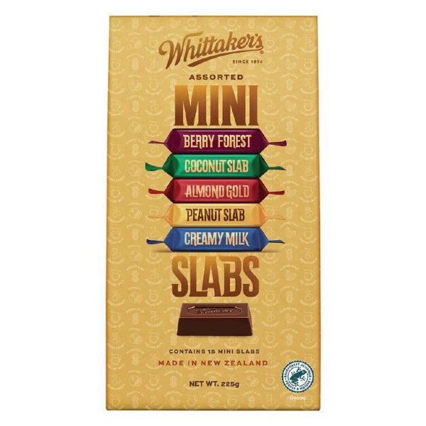 Whittakers Assorted Mini Slabs 600g