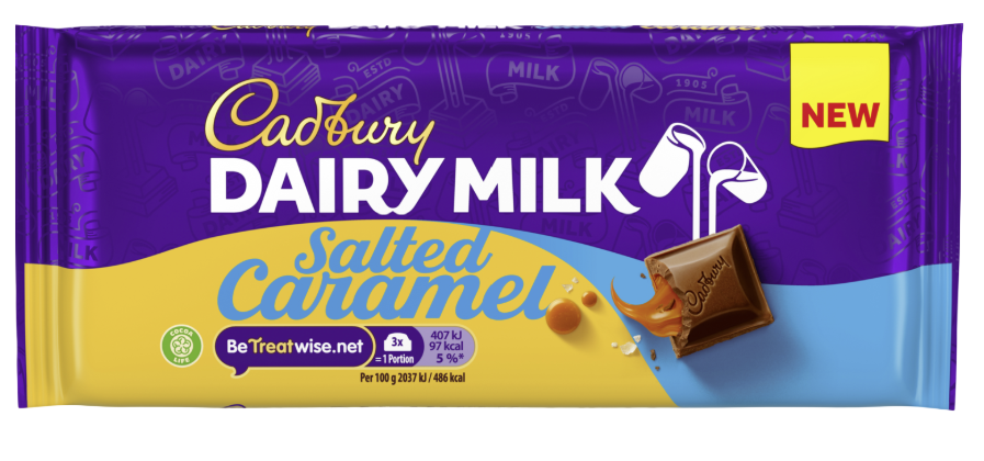 UK Cadbury Diarymilk Salted Caramel 120g