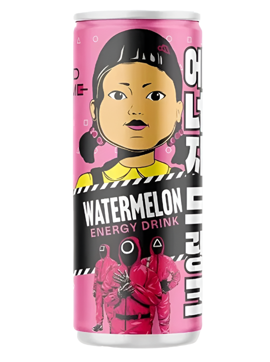 Squid Game Watermelon Energy Drink 250 ml