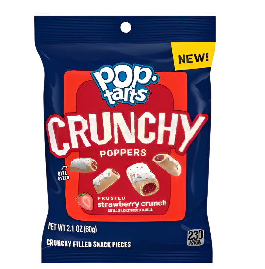 US Pop Tarts Strawberry Crunchy Poppers 60g