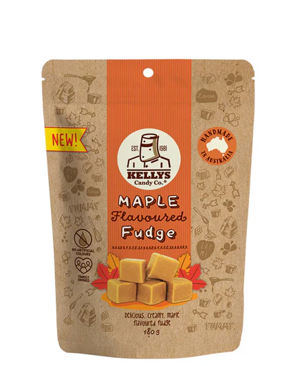 Kellys Maple Flavoured Fudge 180g
