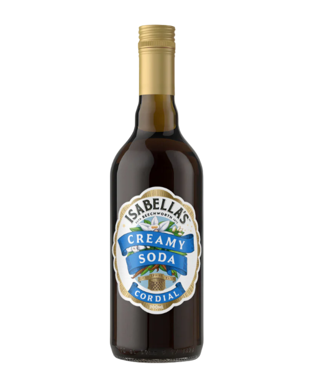 Isabella’s Cordial Creamy Soda 700ml - Tom's Confectionery Warehouse