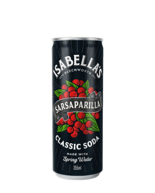 Isabella’s Classic Soda - Sarsaparilla 355ml