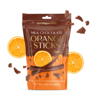 US BeeMax Milk Chocolate Orange Sticks 100g