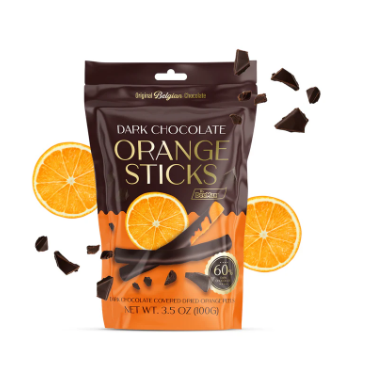 BeeMax Dark Chocolate Orange Sticks 100g
