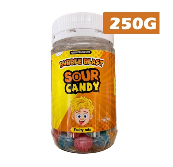 Bubble Blast Sour Fruit 250g