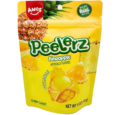 Amos Peel Gummy Pineapple 170g