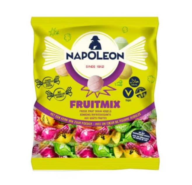 Dutch Napoleon – Fruitmix Kogels (Assorted Fruit Balls) 1kg