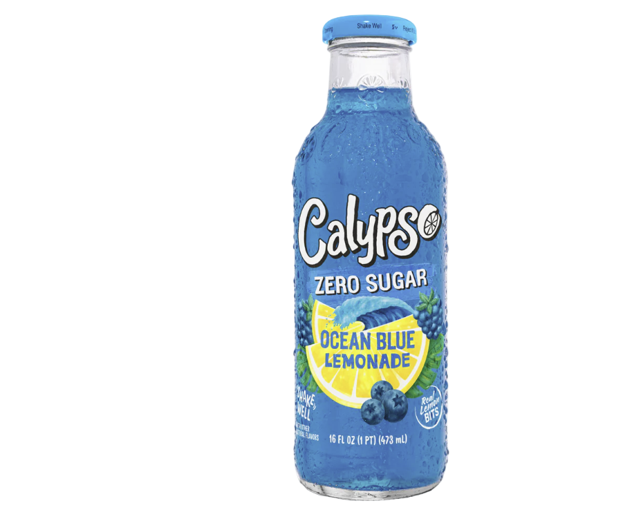 US Calypso Ocean Blue Zero Sugar 473ml