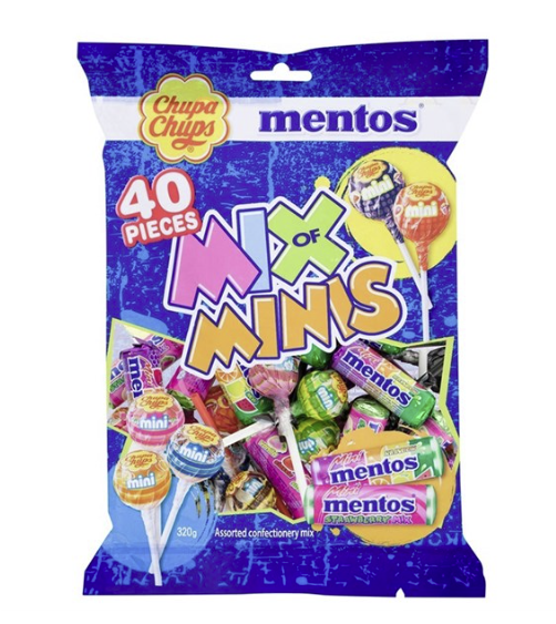 Chupa Chups Mentos Mix Minis 290g