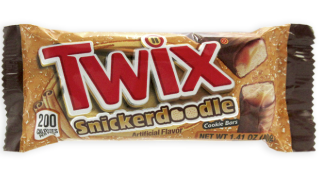 US Twix Snickerdoodle Cookie Bar 40g